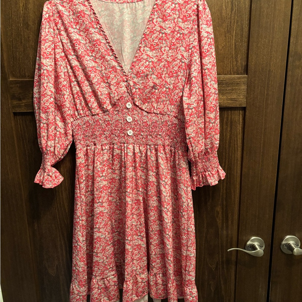 Floral Pink Dress